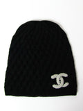 CHANEL CC LOGO BEANIE